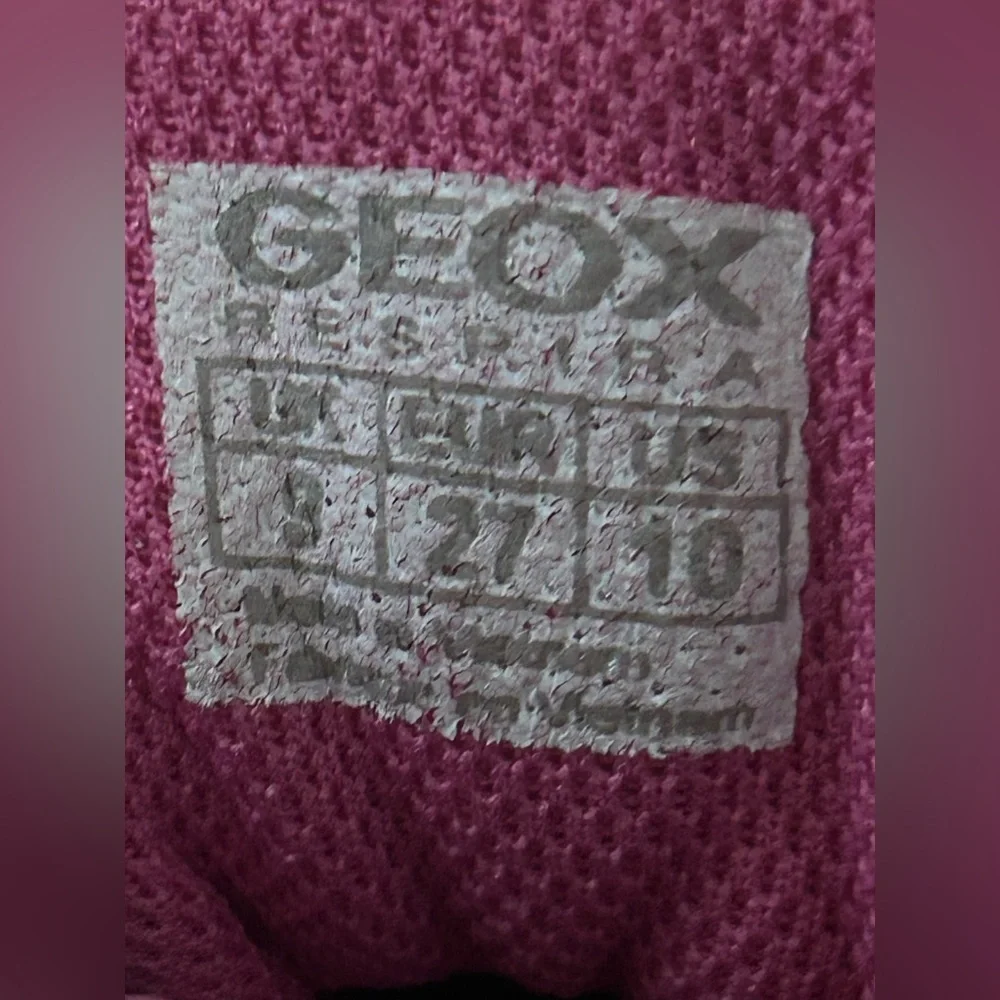 Geox Amphibiox Black Pink Winter Snow Boots Girls Gorpcore Waterproof US 10